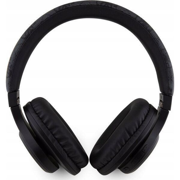 Guess PU Leather 4G Tone on Tone Script Logo Black