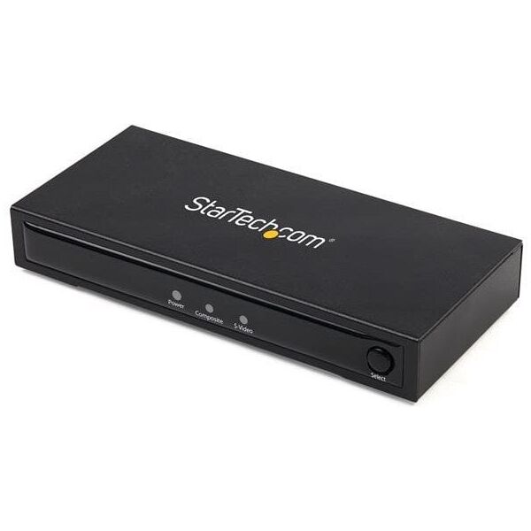 Προσαρμογέας AV StarTech STARTECH.COM S-Video ή Composite σε HDMI Μετατροπέας με Ήχο - 720p - NTSC & PAL - Αναλογικό σε HDMI Upscaler - Mac & Windows