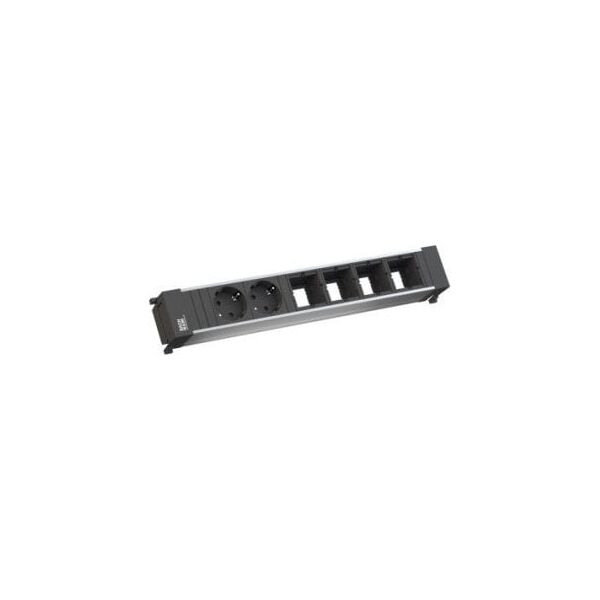 Bachmann BACHMANN POWER FRAME Large 2x gniazdo z uziemieniem 4x ABD