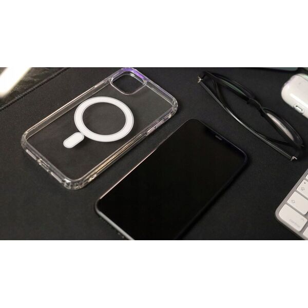 Swissten Clear Jelly Magstick Magsafe Etui Nakładka Apple Iphone 15