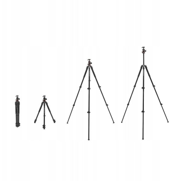 Manfrotto tripod set MK190X3-Q6T AS Alu Ball Head Kit