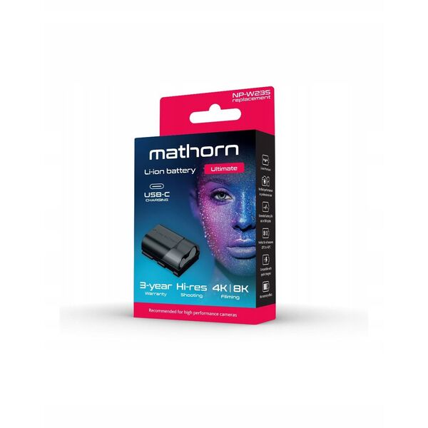 Μπαταρία Mathorn MB-234 Ultimate 2600mAh USB-C αντικατάσταση NP-W235