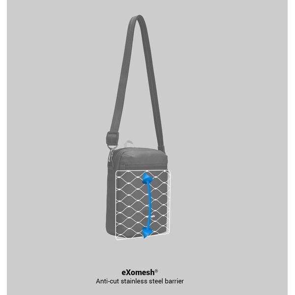 Pacsafe GO Festival Crossbody stone