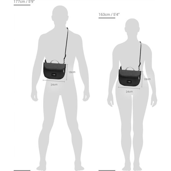 Pacsafe GO Saddle Crossbody πέτρα