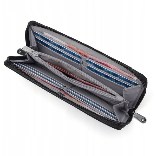 Pacsafe RFIDsafe Continental Wallet μαύρο