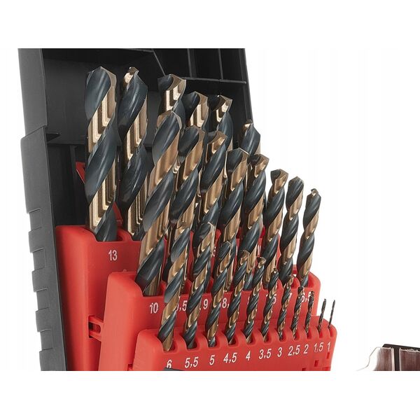 Σετ τρυπανιών για μέταλλο HSS 1.0-13.0mm 25τεμ. (5/10)