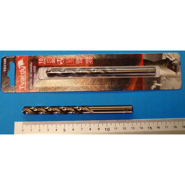 Κοβάλτιο τρυπάνι για μέταλλο HSS M35 10 mm (1/48/192)