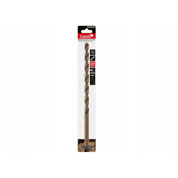 Χρυσό τρυπάνι για μέταλλο μακρύ 12.0 x 295mm HSS DIN1869 (25/100)