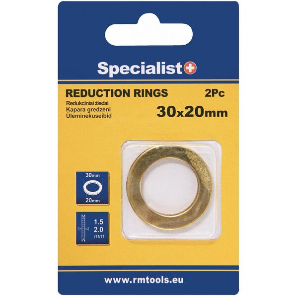SPECIALIST+ δακτύλιος μείωσης, 30x20x1.5/2 mm, 2 τεμ.