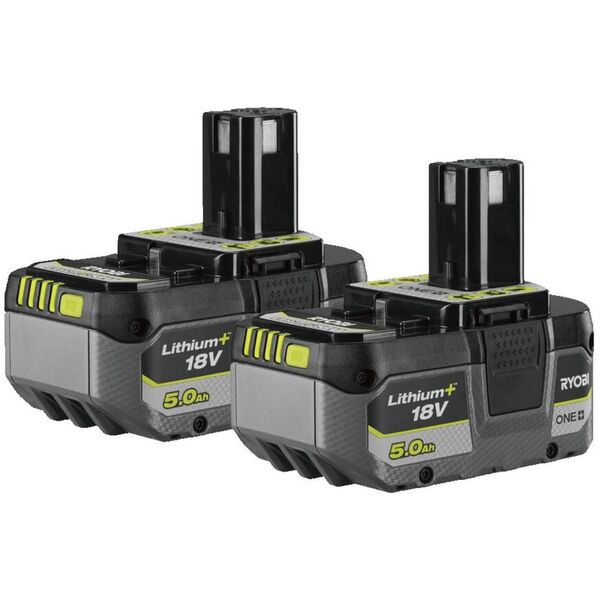 Σετ μπαταριών RYOBI RB1850X2F24, 18 V, 2 x 5.0 Ah Li-ion