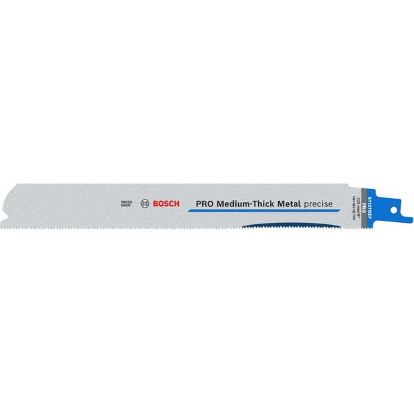 BOSCH BRZESZCZOT DO PIŁY SZABLASTEJ PRO MEDIUM-THICK METAL PRECISE S1137BEF 1,1 x 25 x 225mm /2szt.