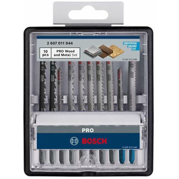 BOSCH BRZESZCZOT T ZESTAW PRO WOOD AND METAL 100mm 10szt.