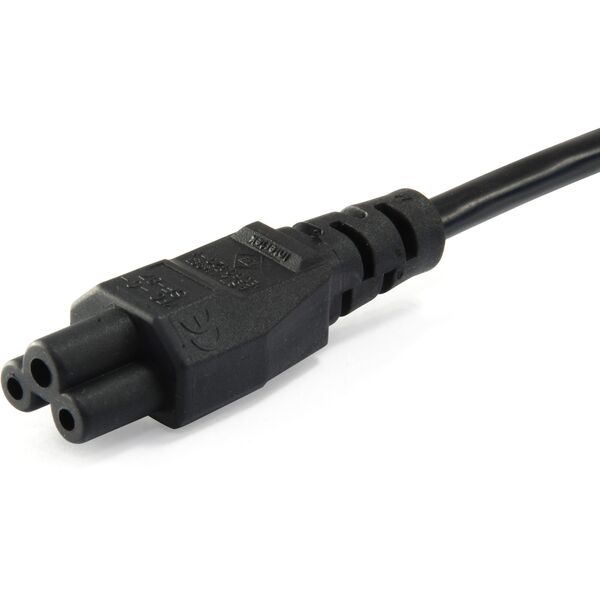 Equip IEC-Stromkabel Schuko -> C5 3m St/Bu schwarz
