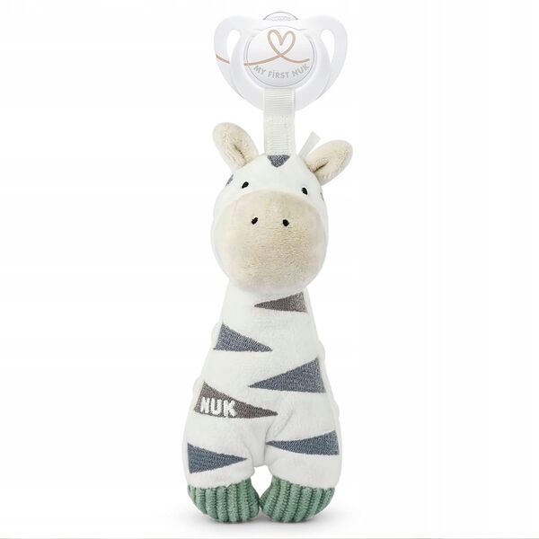 NUK Πιπίλα Buddy Little Friend Zebra