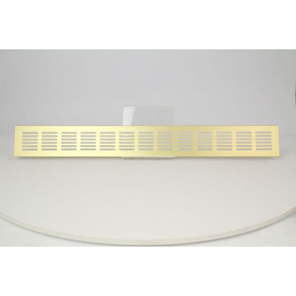 Γρίλια εξαερισμού αλουμινίου RA650G, 60 x 500 mm, χρυσό χρώμα.