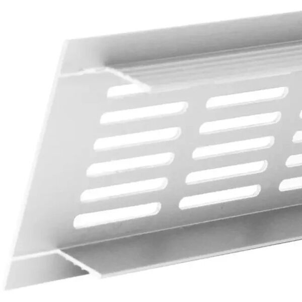 Γρίλια εξαερισμού αλουμινίου RA650, 60 x 500 mm, λευκή.