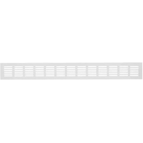 Γρίλια εξαερισμού αλουμινίου RA650, 60 x 500 mm, λευκή.