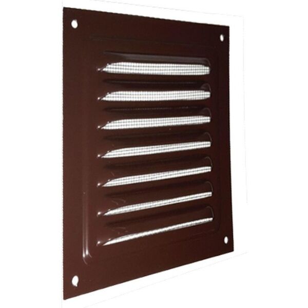 Μεταλλική γρίλια εξαερισμού MVM300SR, 300 x 300 mm, καφέ.