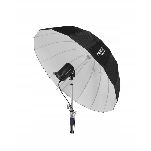 GlareOne Orb 130 White - βαθιά λευκή ομπρέλα με διαχύτη