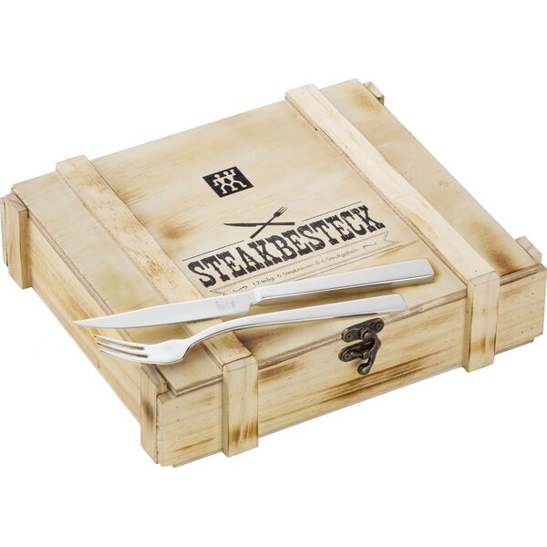 Zwilling Zwilling Steak Cutlery Set 12 pcs. in woodbox