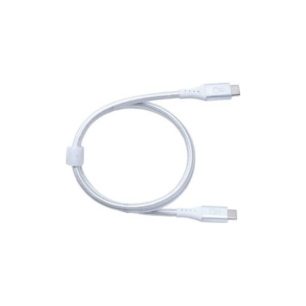 Kabel USB Bachmann USB-C - USB-C 0.7 m Srebrny
