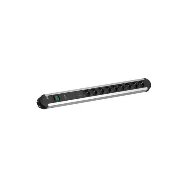 Listwa zasilająca Bachmann BACHMANN PRIMO 9xCEE7/3 1xGVS-Plus 1xswitch 2.0m CEE7/7