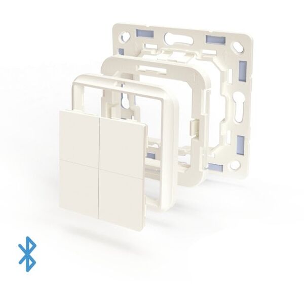 Shelly Shelly Plug & Play Διακόπτης "BLU Wall" 4 Προσαρμογέας Busch-Jaeger Weiß 14105459 3800235266946