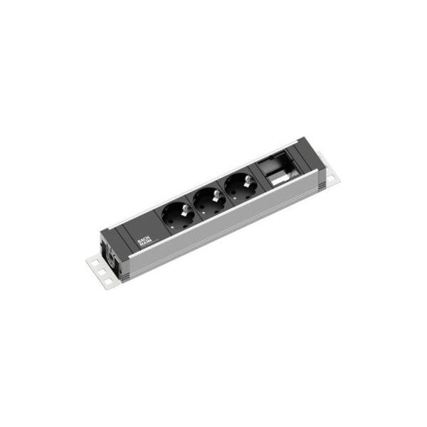 Bachmann BACHMANN UNIVERSAL 3x gniazdo z uziemieniem 1x ABD