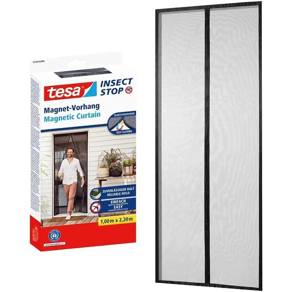 Μαγνητική κουρτίνα σίτας Tesa 1.0x2.20m ανθρακί 55394