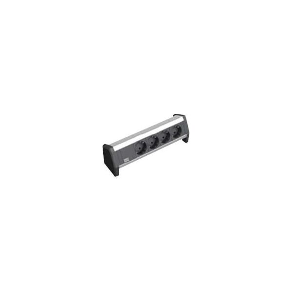 Listwa zasilająca Bachmann Bachmann DESK 1 339.1000 - black / silver - 4 socket strip