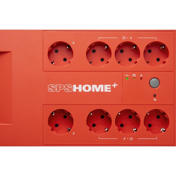 Awaryjny zasilacz UPS Salicru SPS 650 HOME+ Red 650VA 360W 8x Schuko Line-interactive APFC