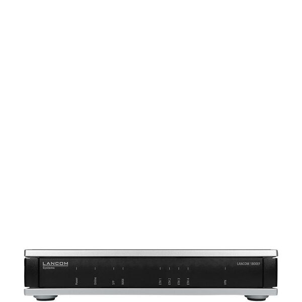 LANCOM 1800EF - Router 4-Port-Switch - 1GbE - fur LANCOM SFP-AON-1, SFP-GPON-1, SFP-LX-LC1, SFP-SX-LC1