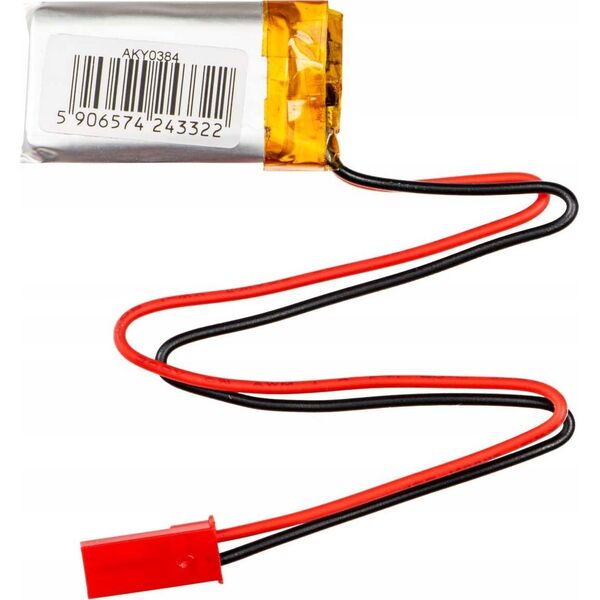 Akumulator Li-Po LP601730 Akyga AKY0384 3.7V / 250mAh PCM złącze JST 2-Pin 150mm