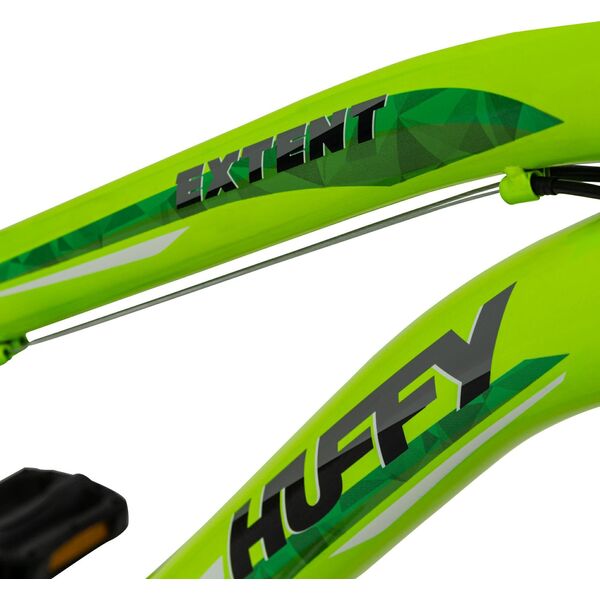Rower 20 cali dla dzieci 6-9 lat z amortyzatorem, zielony, Huffy EXTENT 20"