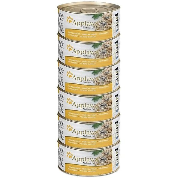 Applaws Cat Tin Chicken Breast 6x70g