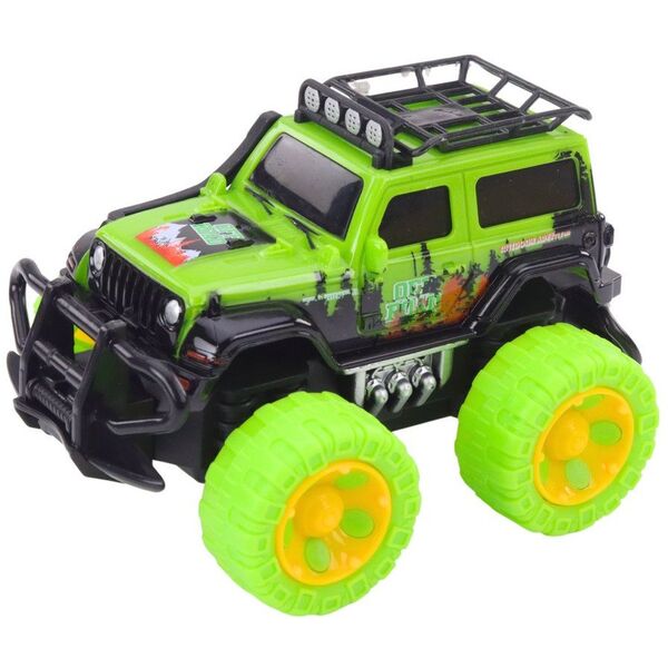 Zestaw Samochód Terenowy Klatka Z Dinozaurem T-Rex LEAN Toys