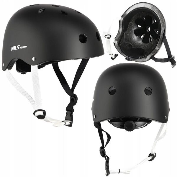 MTW001 CZARNY ROZM. XS(48-52CM) KASK NILS EXTREME
