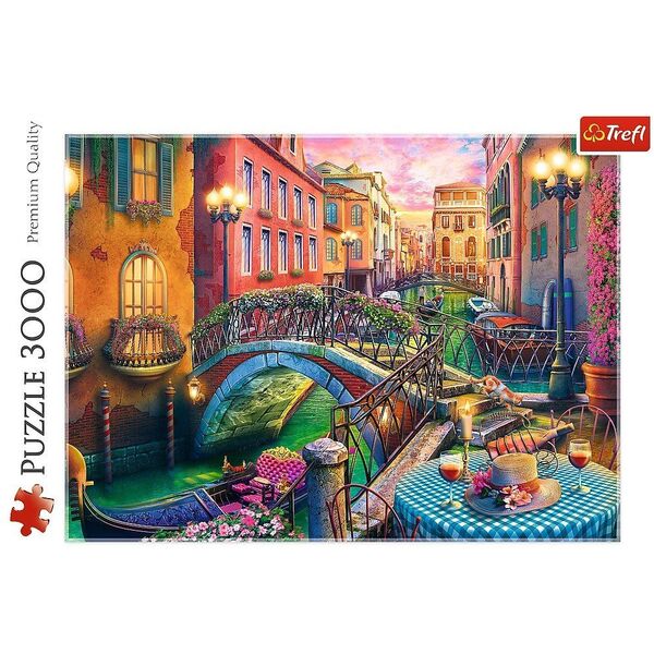 Puzzle 3000 elementów Wieczór w Wenecji Trefl