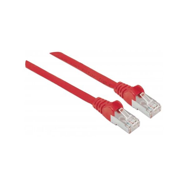 Intellinet Network Solutions Patchcord Cat6A, SFTP, 7.5 m, czerwony (319133)