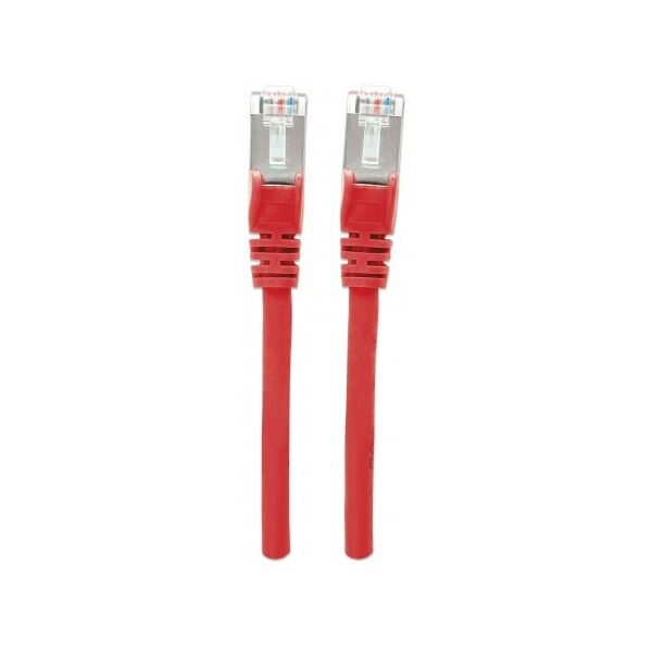 Intellinet Network Solutions Patchcord Cat6A, SFTP, 7.5 m, czerwony (319133)