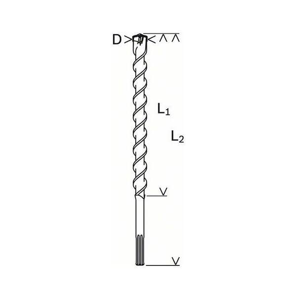 Wiertło Bosch SDS MAX 22mm  (2608586771)