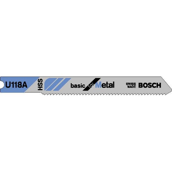 Bosch Brzeszczot do wyrzynarek Basic for Metal 80mm U 118 A 2608631511