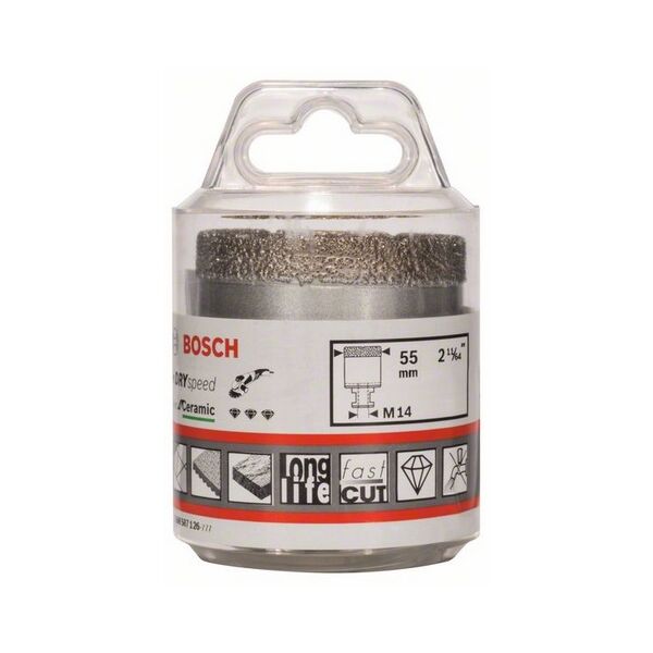 Bosch Otwornica diamentowa na sucho 55mm - 2608587126