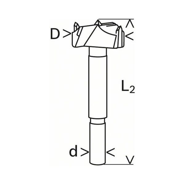 Bosch Środkowiec do drewna 35x90mm (2608597613)