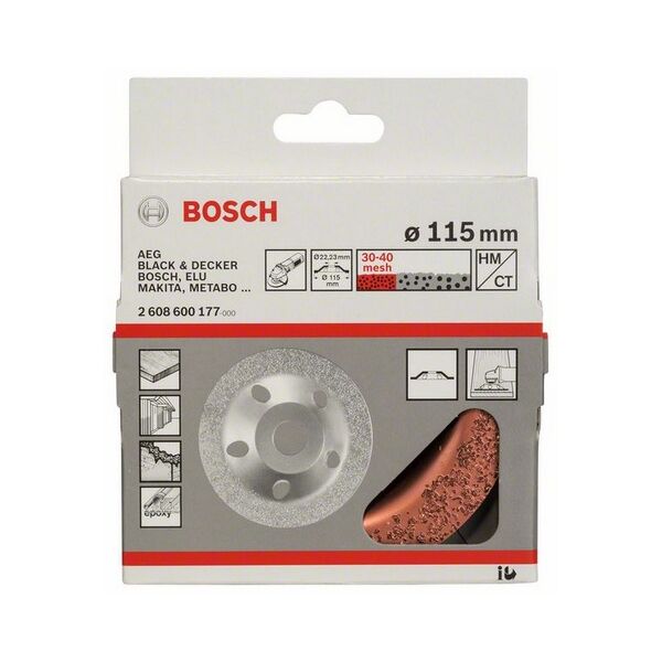 Bosch Tarcza garnkowa z węglikami spiekanymi 115x22,2mm 2608600177