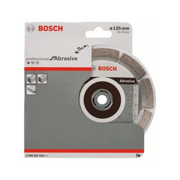 Bosch Diamentowa tarcza tnąca STANDARD FOR ABRASIVE 125x22,2mm 2 608 602 616
