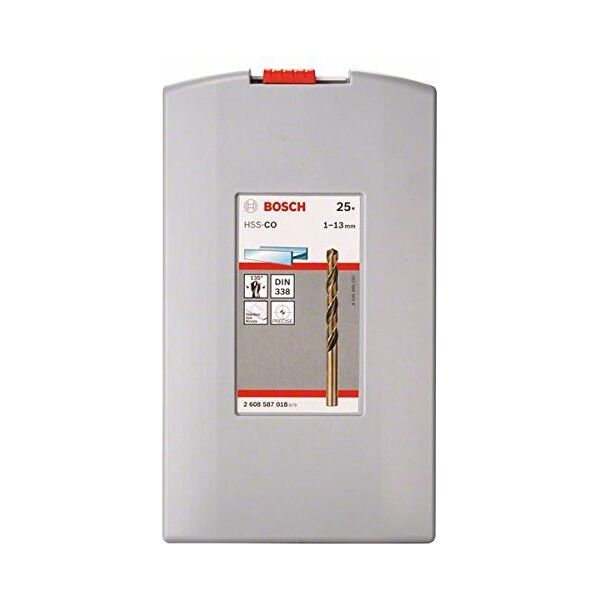 Wiertło Bosch Bosch Pro Box HSS-Co-Metallb.Set 25pcs - 2608587018 - 2608587018
