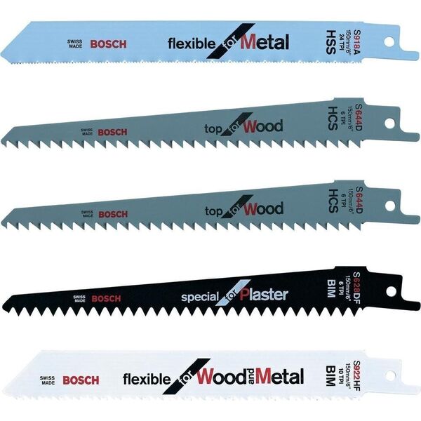 Bosch Bosch Tarcza pilarska Set Universal 5 sztuk