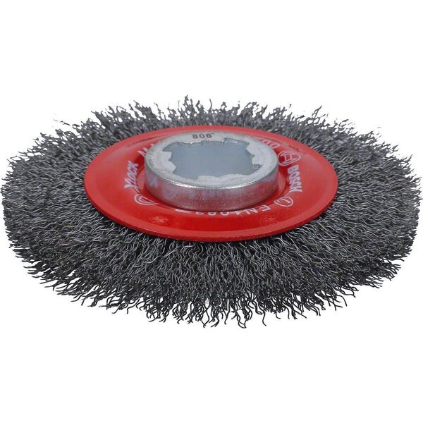 Bosch Bosch X-LOCK Disc brush Clean for Metal 115mm wavy,(O 115mm, 0.3mm wire)