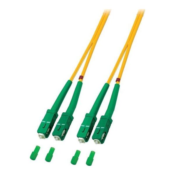 EFB EFB Fiber optic patch cable SC/APC-SC/APC 9/125 OS2 LSZH duplex singlemode 15m